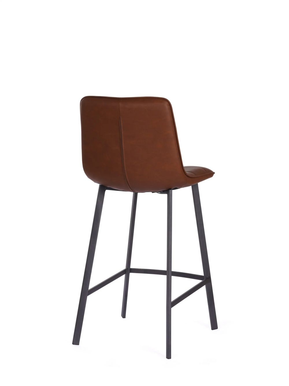 Product photograph of 2 X Laketon Pu Vintage Cognac Counter Stool from Choice Furniture Superstore.
